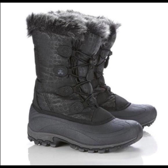 Kamik Shoes - Kamik Momentum Faux Fur Winter Snow Boots 6